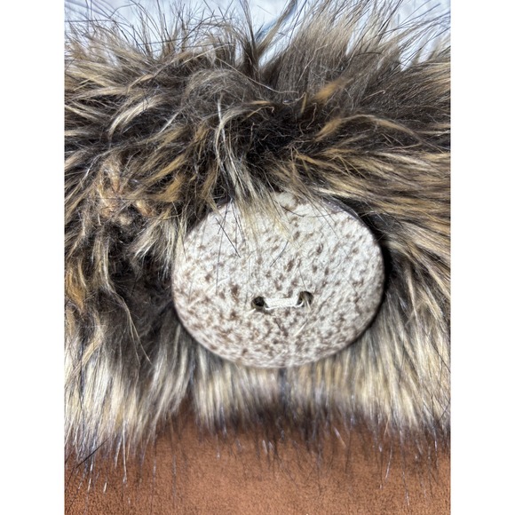 Regent Park Faux Suede Fur Vest XL Brown Boho Western Cozy Layering - Picture 6 of 9